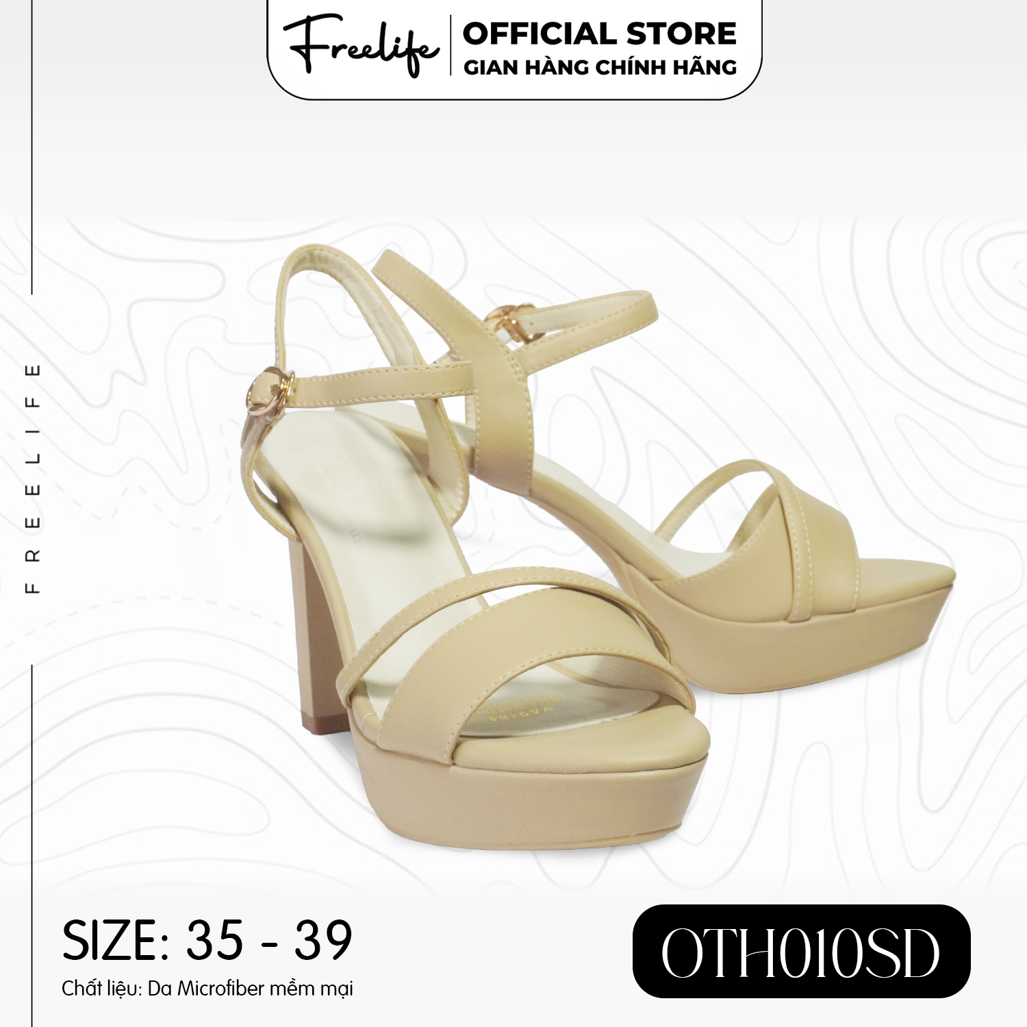  Giày Đế Xuồng 9cm OTH010SD - VA9484 