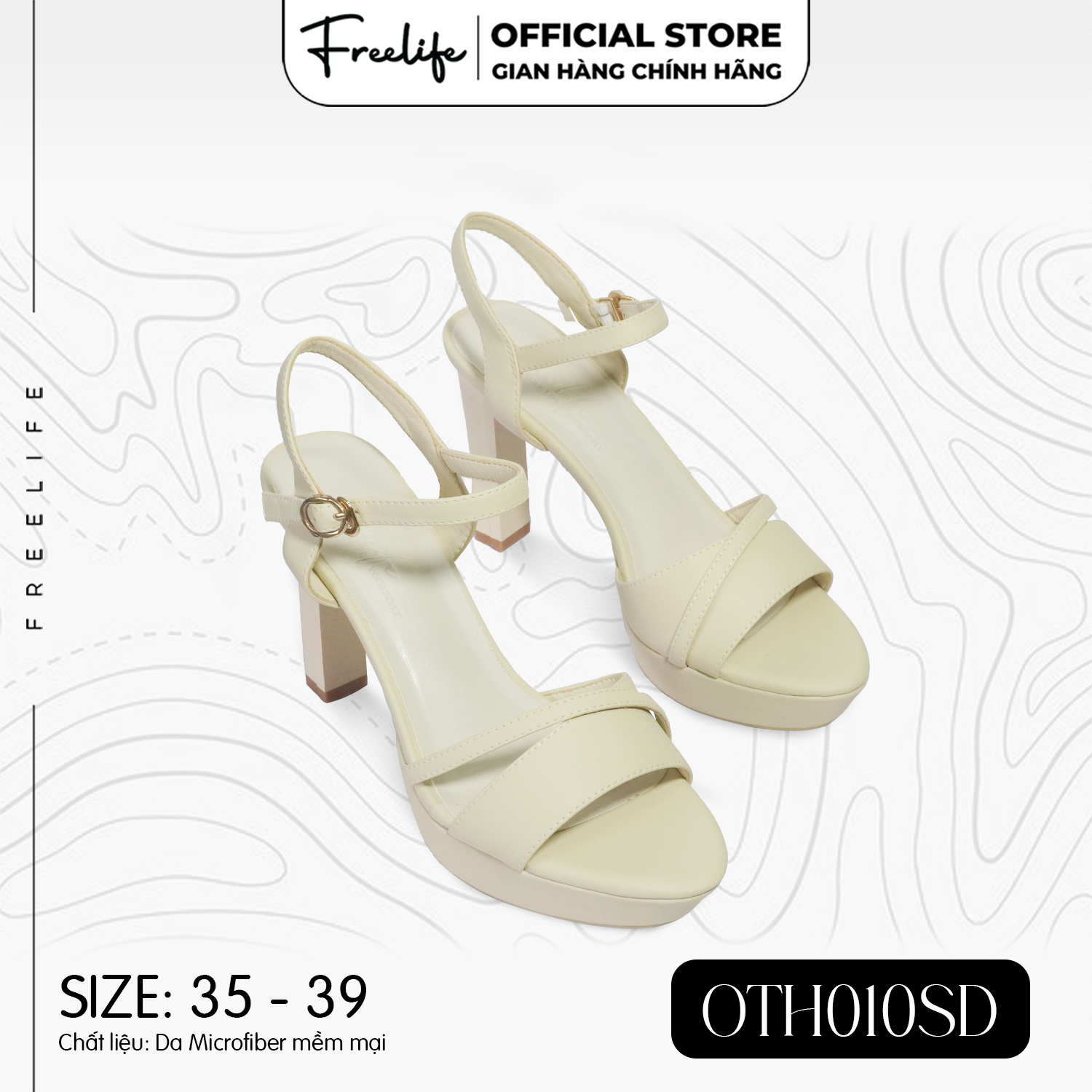  Giày Đế Xuồng 9cm OTH010SD - VA9484 