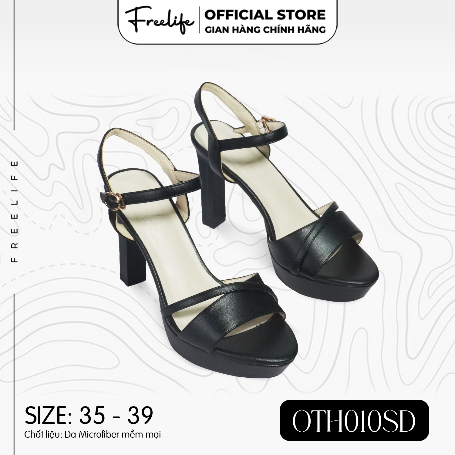  Giày Đế Xuồng 9cm OTH010SD - VA9484 