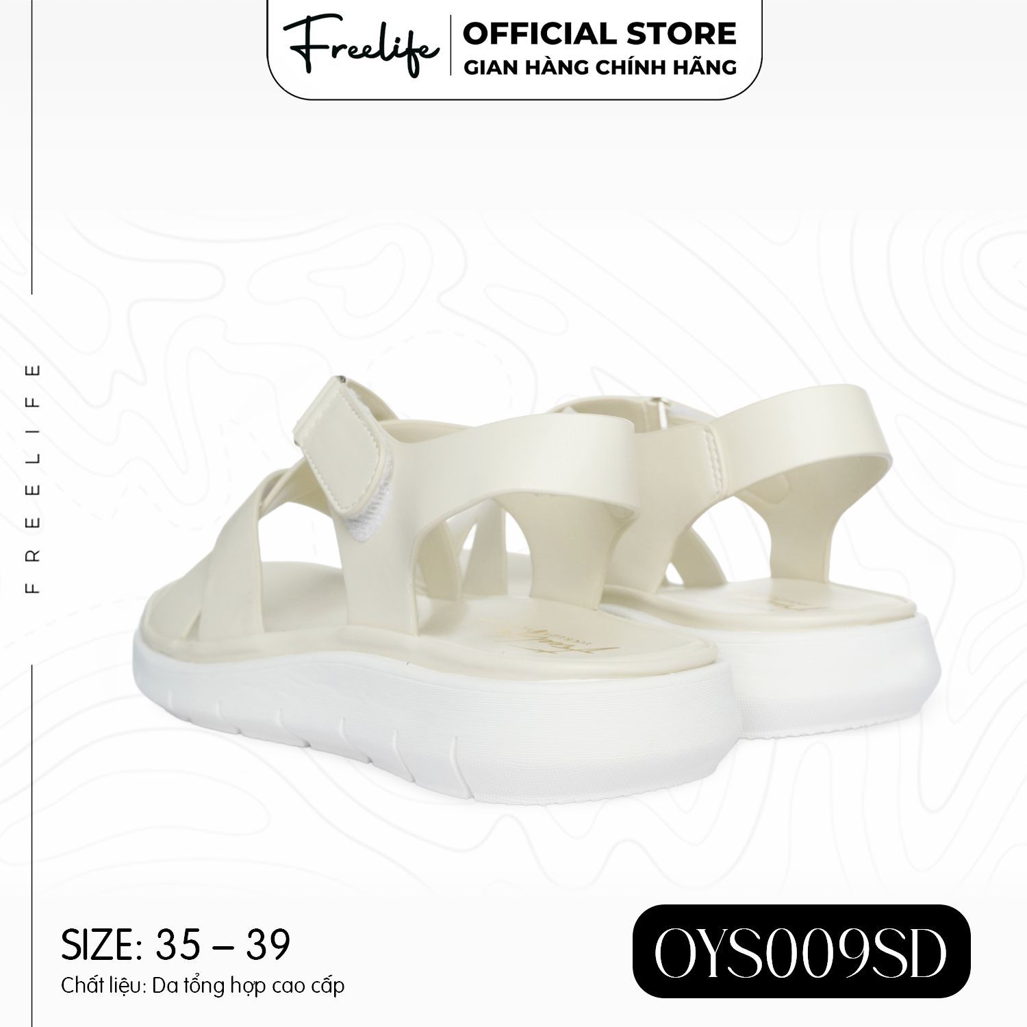  SANDAL NỮ QUAI CHỒNG LÊN- OYS009SD SW-23007 