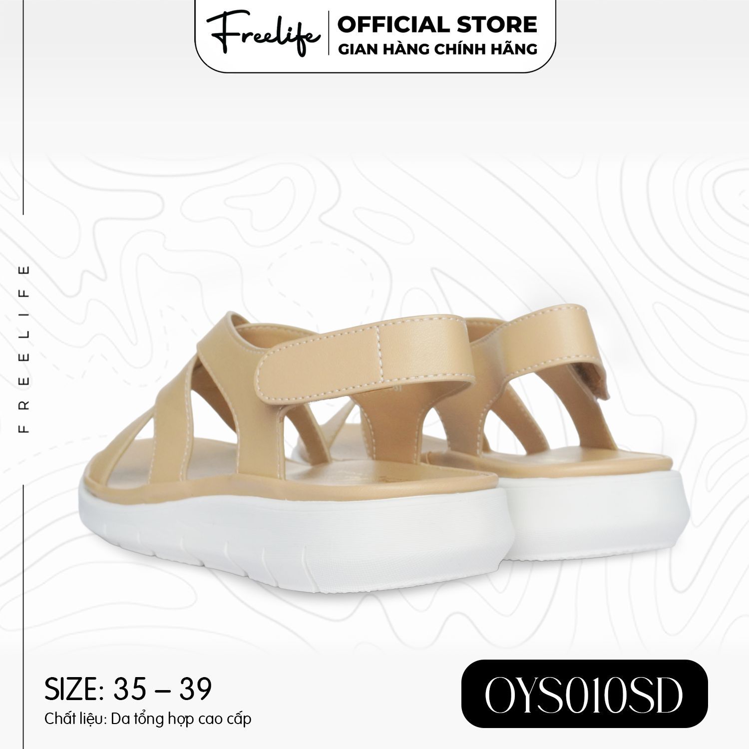  SANDAL NỮ QUAI BẮT CHÉO - OYS010SD SW25019 