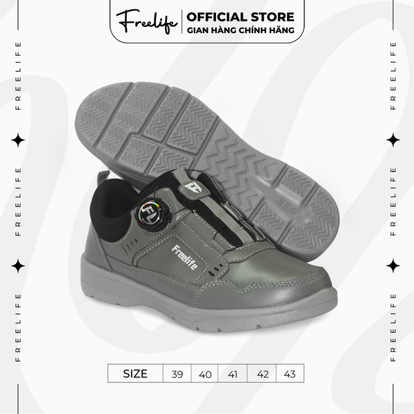  Giày Vải Nút Vặn S022M-1 