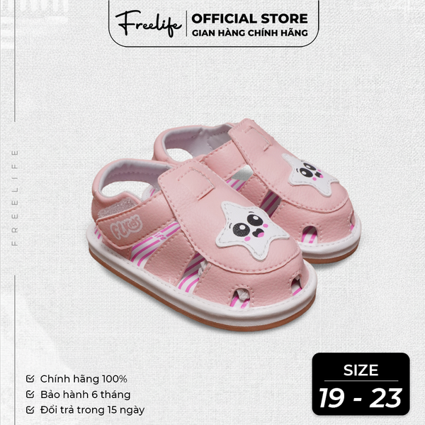  Giày Trẻ Em S023 Họa Tiết Ngôi Sao (Size 19 - 23) 