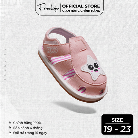  Giày Trẻ Em S023 Họa Tiết Ngôi Sao (Size 19 - 23) 