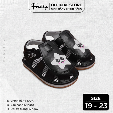  Giày Trẻ Em S023 Họa Tiết Ngôi Sao (Size 19 - 23) 