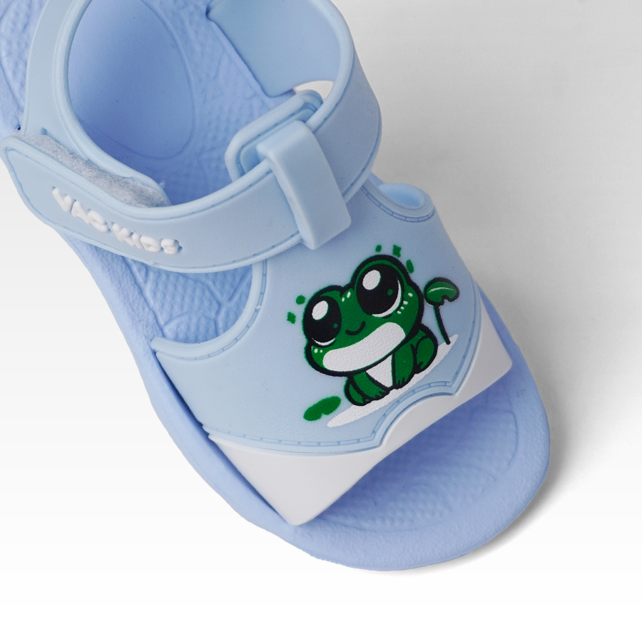  Giày Sandal Trẻ Em VAC Họa Tiết Ếch Xanh E160-6A 