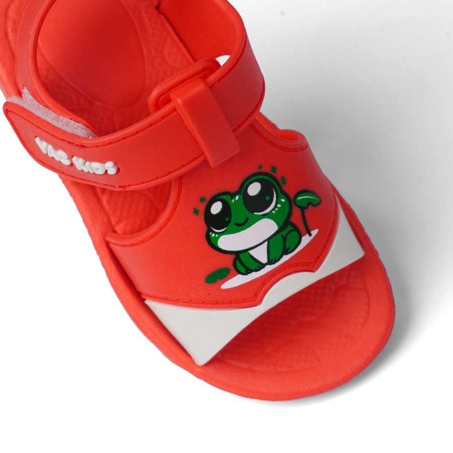  Giày Sandal Trẻ Em VAC Họa Tiết Ếch Xanh E160-6A 
