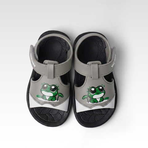  Giày Sandal Trẻ Em VAC Họa Tiết Ếch Xanh E160-6A 