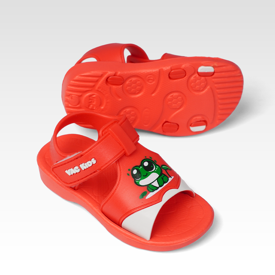  Giày Sandal Trẻ Em VAC Họa Tiết Ếch Xanh E160-6A 