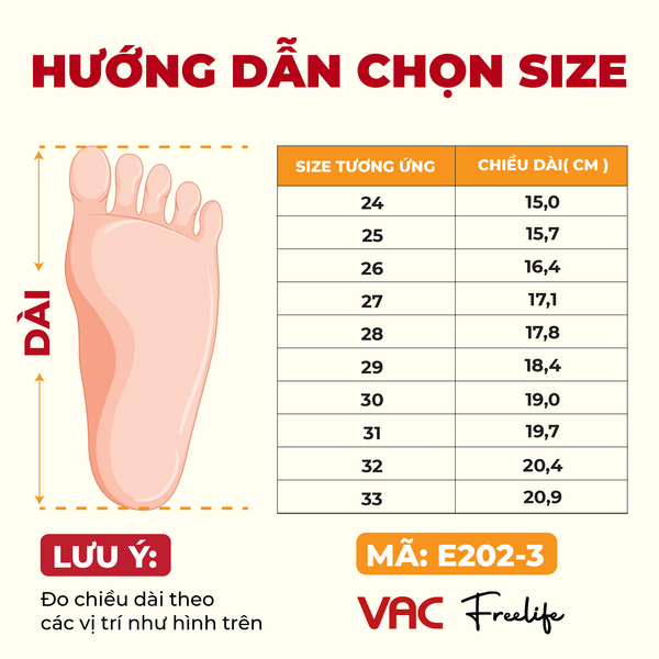  Giày Sandal Trẻ Em VAC Họa Tiết Khủng Long E202-3 (24 - 28) 