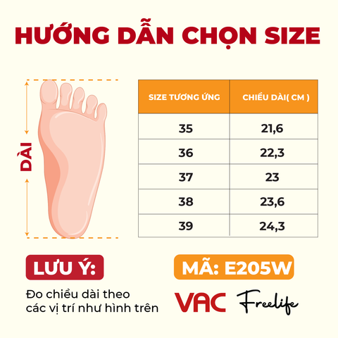  Giày Bít Mũi Siêu Nhẹ EVA E205W 