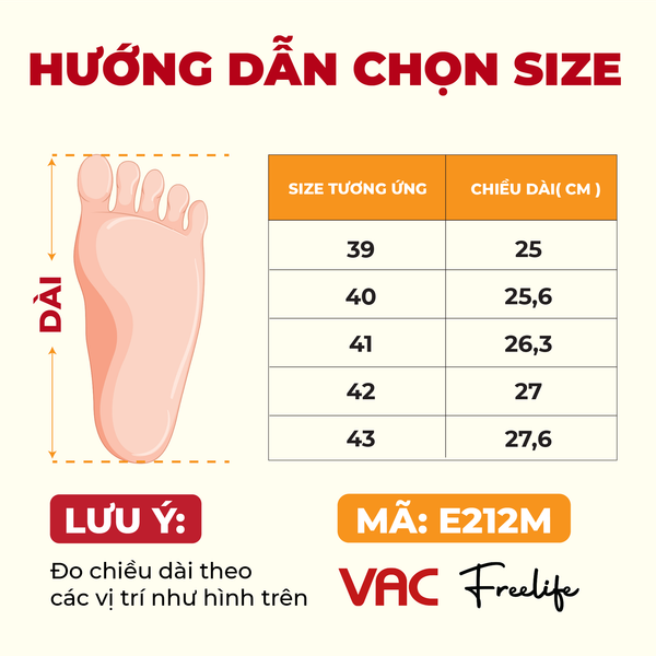  Giày Siêu Nhẹ EVA Nam E212M 