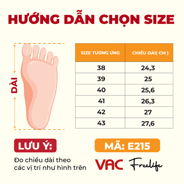  Dép Quai Ngang Nam VAC E215M 
