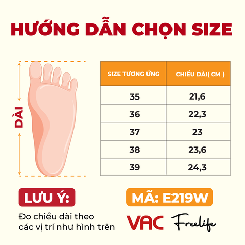  Giày Sandal Nữ E219W-1 