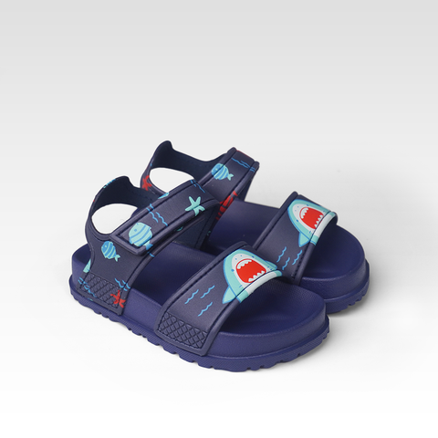  Giày Sandal Trẻ Em VAC Họa Tiết Cá Mập E202-3B (24 - 33) 