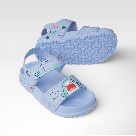  Giày Sandal Trẻ Em VAC Họa Tiết Cá Mập E202-3B (24 - 33) 