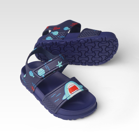  Giày Sandal Trẻ Em VAC Họa Tiết Cá Mập E202-3B (24 - 33) 