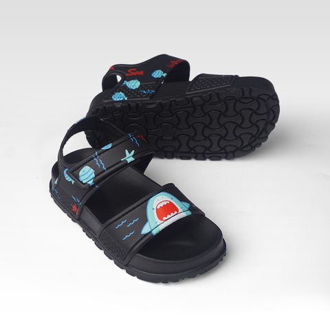  Giày Sandal Trẻ Em VAC Họa Tiết Cá Mập E202-3B (24 - 33) 