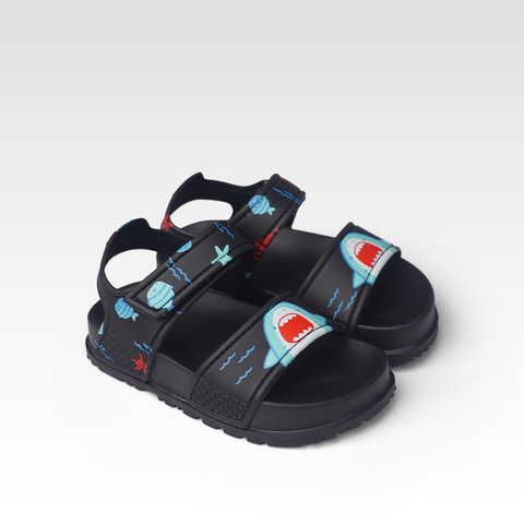  Giày Sandal Trẻ Em VAC Họa Tiết Cá Mập E202-3B (24 - 33) 