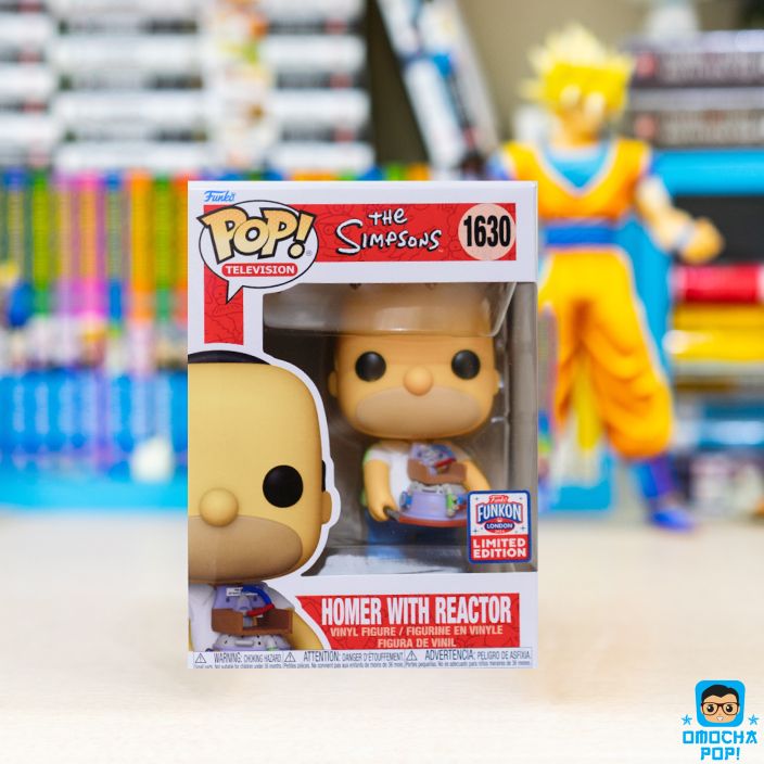Funko Pop Homer With Reactor #1630 – London Edition, The Simpsons, Excellent état