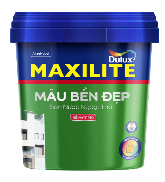 Sơn nước ngoại thất Maxilite Màu Bền Đẹp Mờ M60