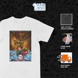  Áo thun Thanh gươm diệt quỷ: Vô hạn thành, Trùm Cuối Anime, Unisex Cotton 100% 4 màu nam nữ 0513 