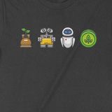  Áo thun Wall-E, Trùm Cuối Cine, Unisex Cotton 100% 2 màu nam nữ 0037 