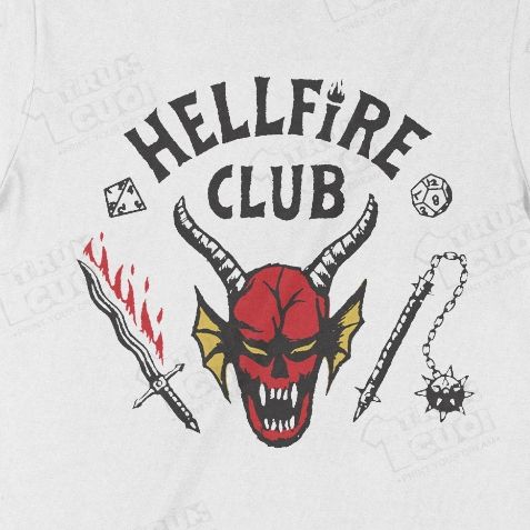  Áo hoodie Hellfire Club - Stranger Things, Trùm Cuối Cine, Nỉ Bông 100% Unisex nam nữ 0441 