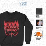  Áo sweater Stranger Things, Trùm Cuối Cine, Nỉ Bông 100% Unisex nam nữ 0530 
