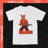  Áo thun Bambi + Rambo, Trùm Cuối Meme, Unisex Cotton 100% 4 màu nam nữ 0517 