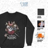  Áo sweater BST Hollow Knight: Silksong, Trùm Cuối Game, Unisex Nỉ bông 100% 2 màu nam nữ 0525 