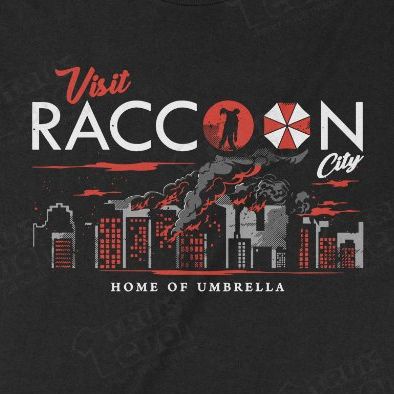  Áo sweater Raccoon City - Resident Evil, Trùm Cuối Game, Unisex Nỉ bông 100% 2 màu nam nữ 0539 