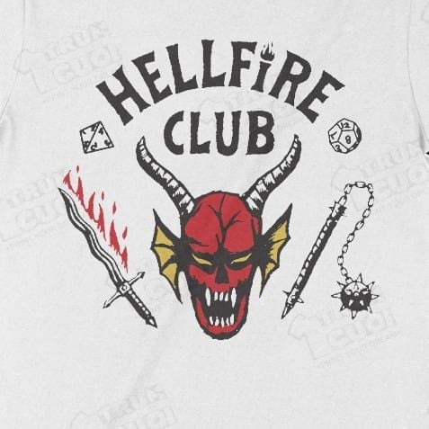  Áo sweater Hellfire Club - Stranger Things, Trùm Cuối Cine, Nỉ Bông 100% Unisex nam nữ 0441 