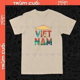  Áo thun VIETNAM Nón Lá, Trùm Cuối Việt Nam, Cotton 100% Unisex 2 màu nam nữ 0520 