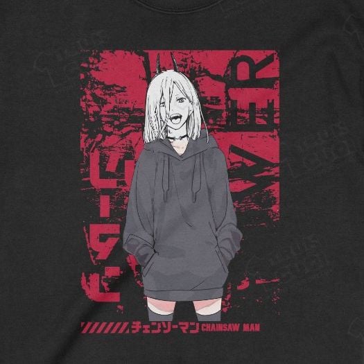  Áo hoodie Power - Huyết quỷ Chain Saw Man, Trùm Cuối Anime, Nỉ Bông 100% Unisex nam nữ 0018 