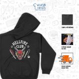  Áo hoodie Hellfire Club - Stranger Things, Trùm Cuối Cine, Nỉ Bông 100% Unisex nam nữ 0441 