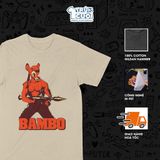  Áo thun Bambi + Rambo, Trùm Cuối Meme, Unisex Cotton 100% 4 màu nam nữ 0517 