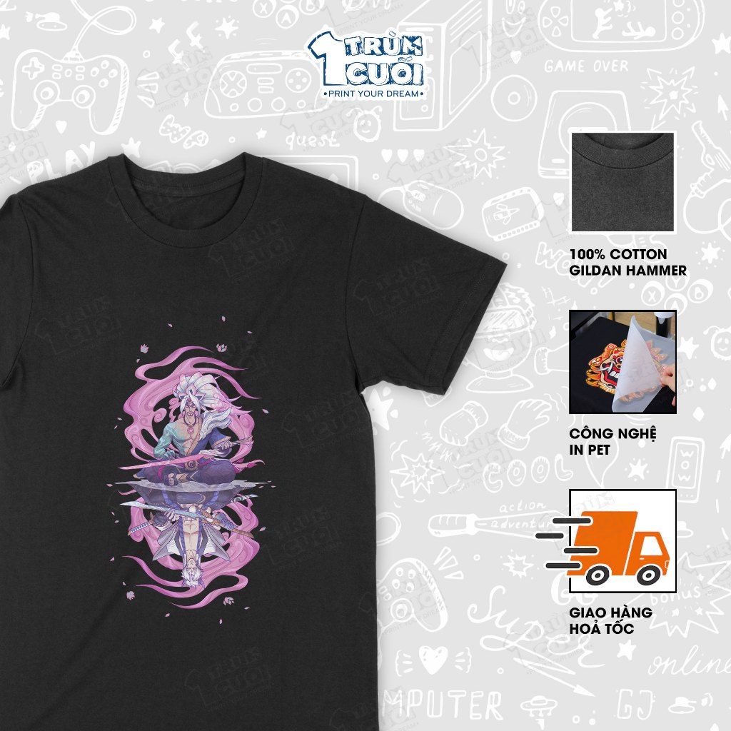  Áo thun Hoa Linh Lục Địa, Trùm Cuối Game LMHT, Unisex Cotton 100% 4 màu nam nữ 