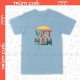  Áo thun VIETNAM Nón Lá, Trùm Cuối Việt Nam, Cotton 100% Unisex 2 màu nam nữ 0520 