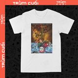  Áo thun Thanh gươm diệt quỷ: Vô hạn thành, Trùm Cuối Anime, Unisex Cotton 100% 4 màu nam nữ 0513 