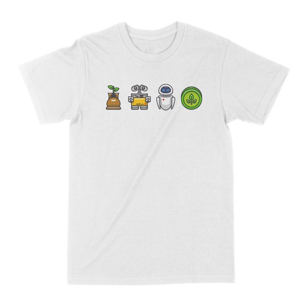  Áo thun Wall-E, Trùm Cuối Cine, Unisex Cotton 100% 2 màu nam nữ 0037 