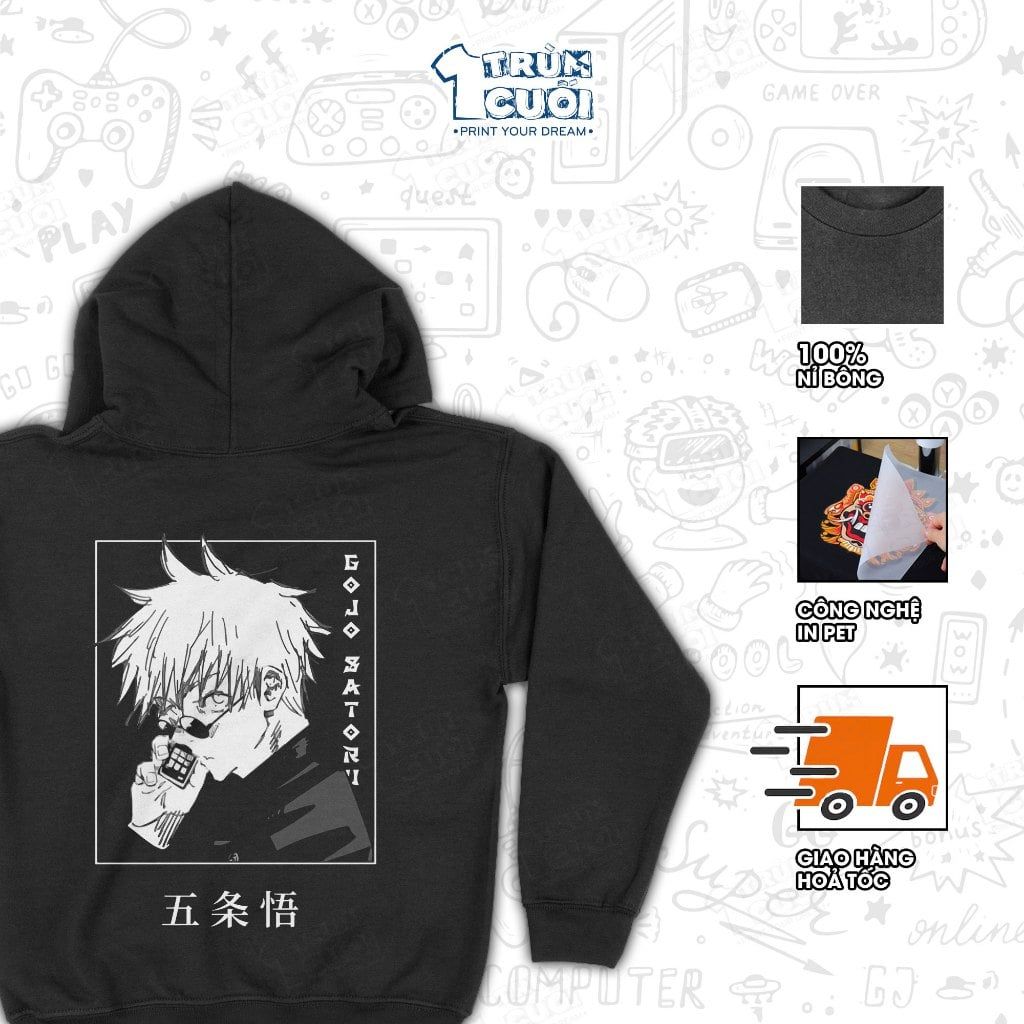  Áo hoodie Kimetsu no Yaiba: Nezuko Kamado, Trùm Cuối Anime, Nỉ Bông 100% Unisex nam nữ 0012 