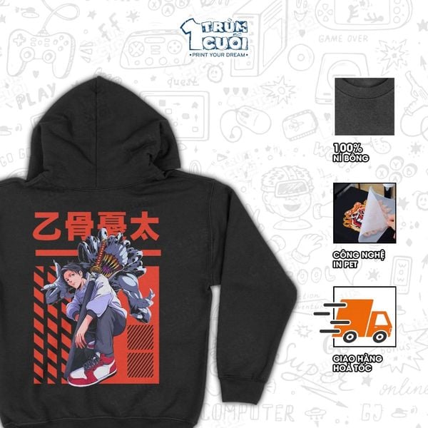  Áo hoodie Yuta Okkotsu - Jujutsu Kaisen 0, Trùm Cuối Anime, Unisex Nỉ bông 100% 2 màu nam nữ 0538 