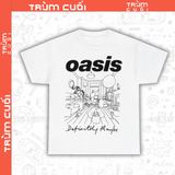  Áo thun OASIS, Trùm Cuối Thần tượng âm nhạc, Unisex Cotton 100% 2 màu nam nữ 0530 