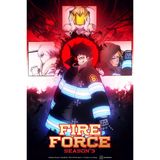  Áo thun Shinra - Fireforce, Trùm Cuối Anime, Unisex Cotton 100% 4 màu nam nữ 0590 