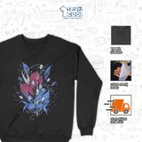  Áo sweater BST Hollow Knight: Silksong, Trùm Cuối Game, Unisex Nỉ bông 100% 2 màu nam nữ 0525 