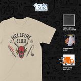  Áo thun Hellfire Club - Stranger Things, Trùm Cuối Cine, Unisex Cotton 100% 4 màu nam nữ 0441 