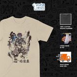  Áo thun Akaza - Kimetsu no Yaiba, Trùm Cuối Anime, Unisex Cotton 100% 4 màu nam nữ 0521 