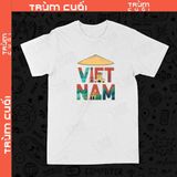  Áo thun VIETNAM Nón Lá, Trùm Cuối Việt Nam, Cotton 100% Unisex 2 màu nam nữ 0520 