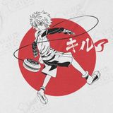  Áo hoodie Hunter × Hunter: Killua Zoldyck, Trùm Cuối Anime, Nỉ Bông 100% Unisex nam nữ 0003 